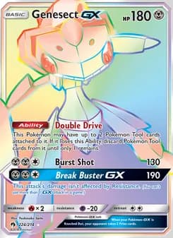 Genesect GX card in English