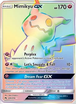 Mimikyu GX card in English