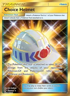 Choice Helmet card in English