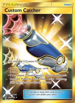 Custom Catcher card in English