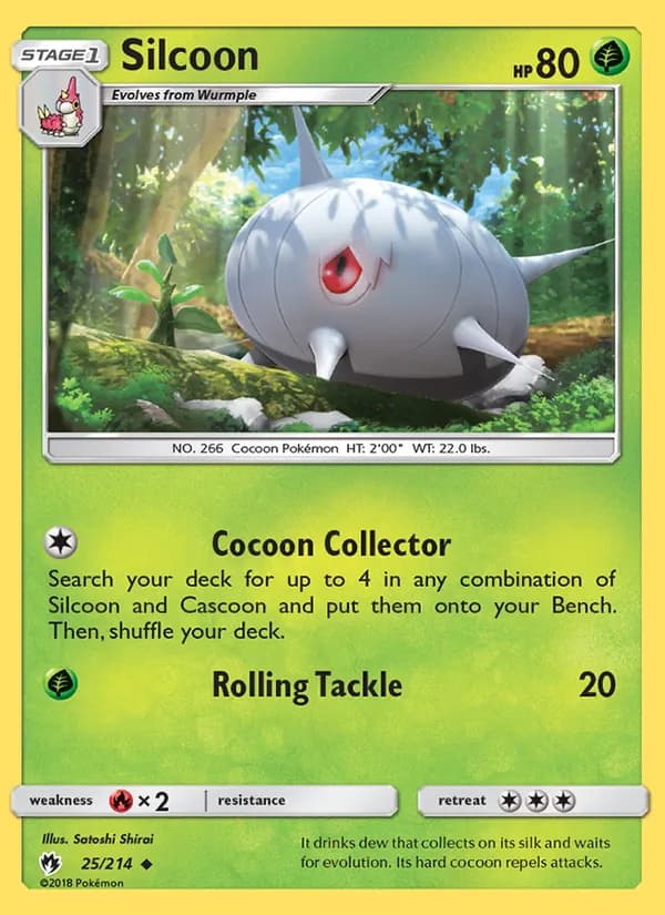 Silcoon card in English