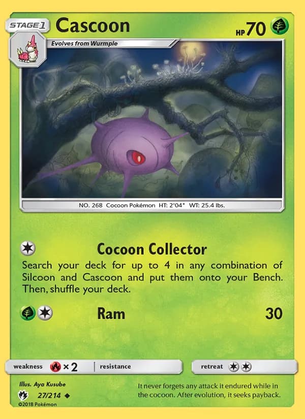 Cascoon card in English