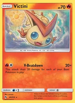 Victini card in English