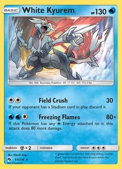 White Kyurem card in English