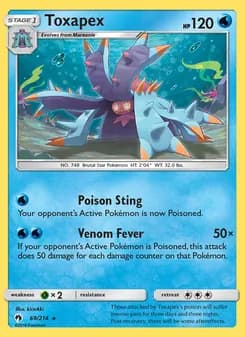 Toxapex card in English