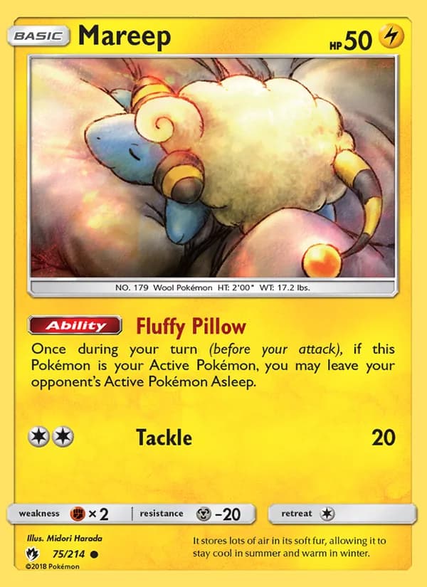 Mareep card in English