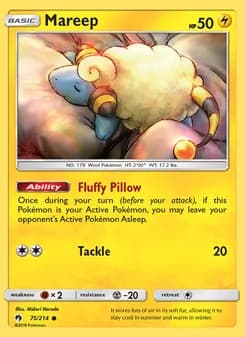 Mareep card in English