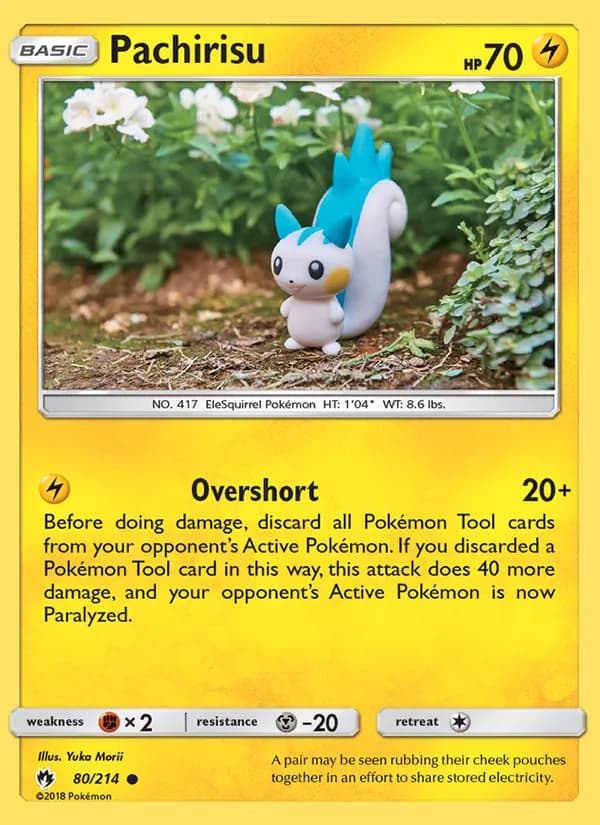 Pachirisu card in English