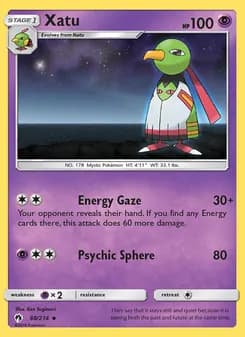 Xatu card in English