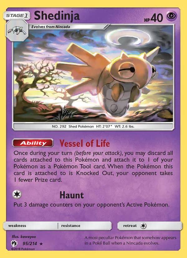 Shedinja card in English