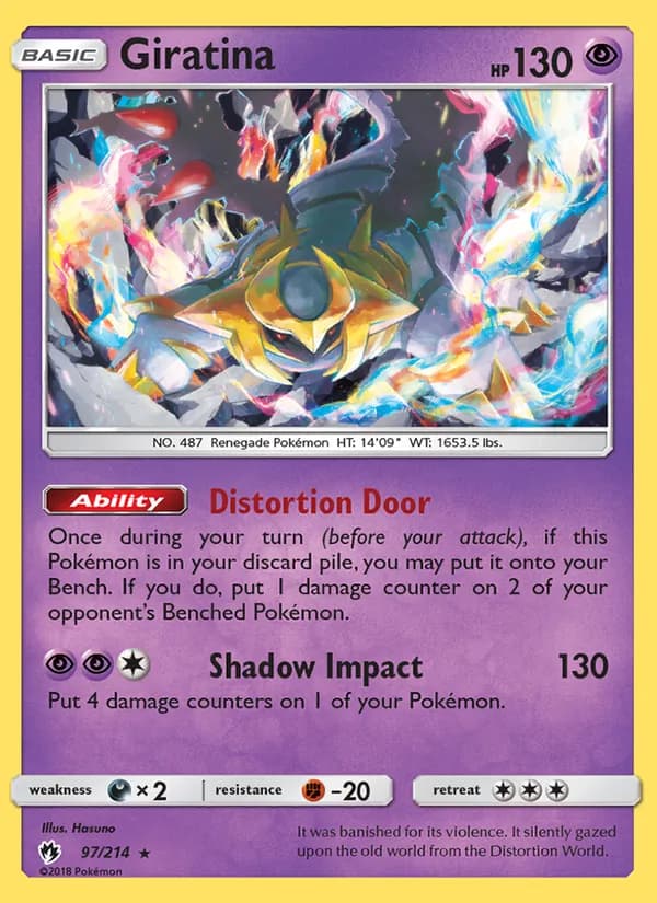 Giratina card in English
