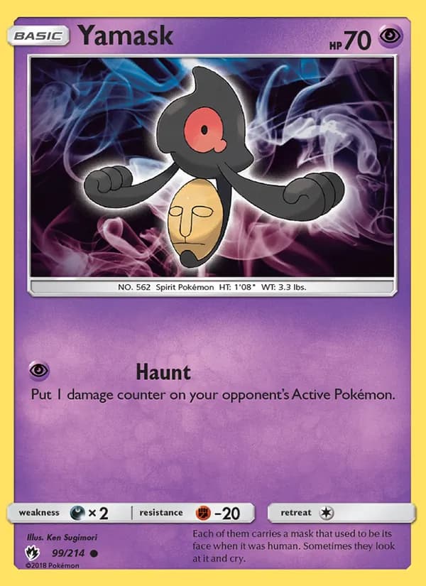 Yamask card in English
