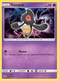 Yamask card in English