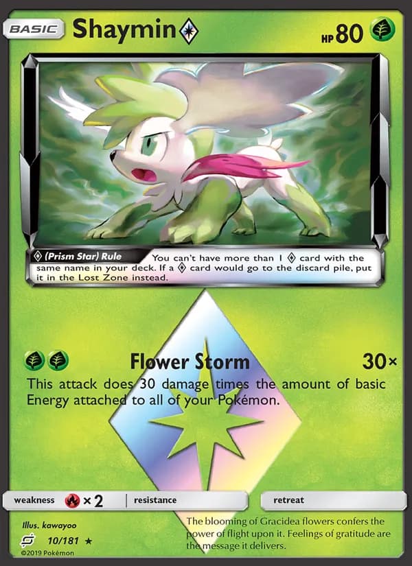 Shaymin ◇ card in English