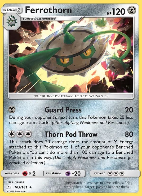 Ferrothorn card in English