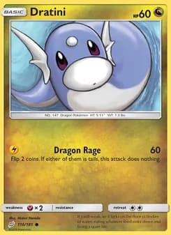 Dratini card in English