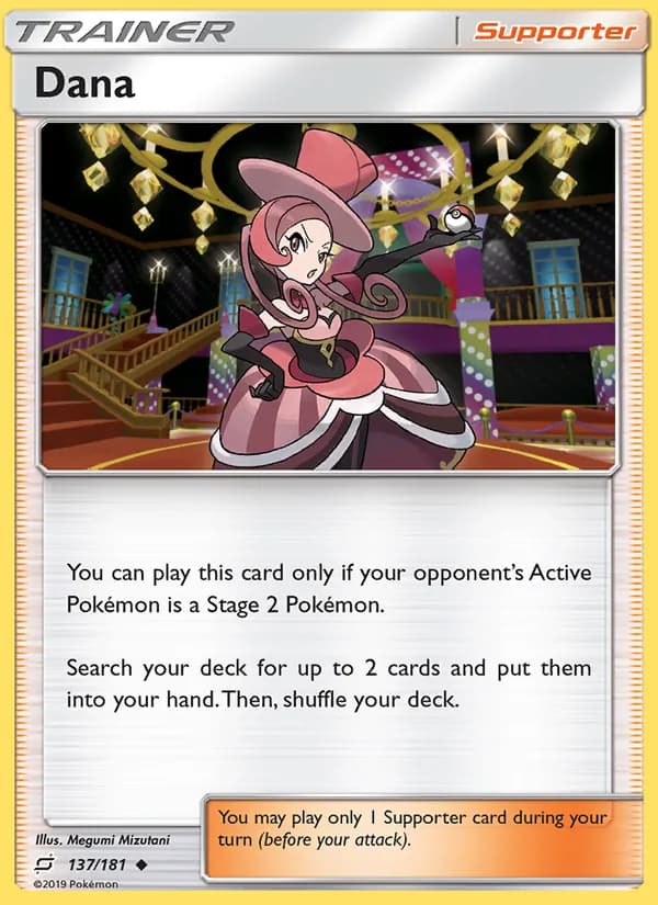 Dana card in English