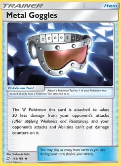 Metal Goggles card in English
