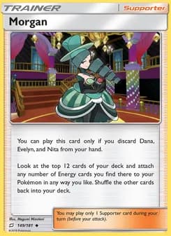 Morgan card in English