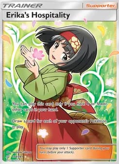 Erika’s Hospitality card in English