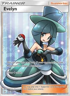 Evelyn card in English