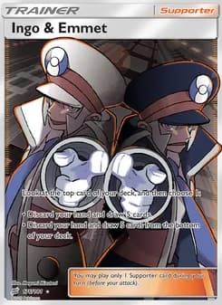 Ingo & Emmet card in English