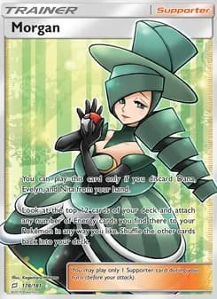 Morgan card in English