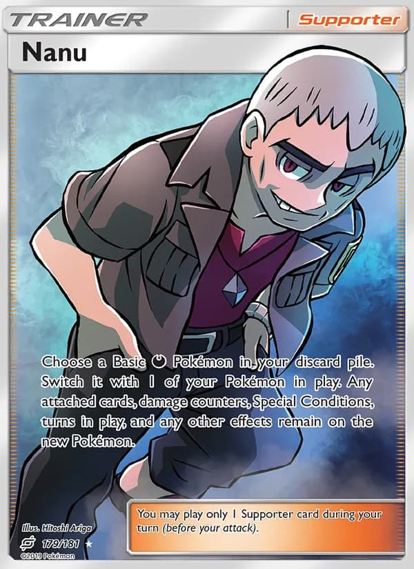 Nanu card in English
