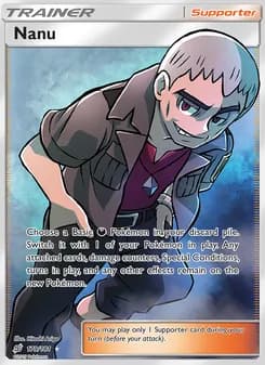 Nanu card in English