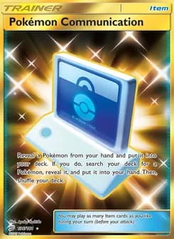 Pokémon Communication card in English