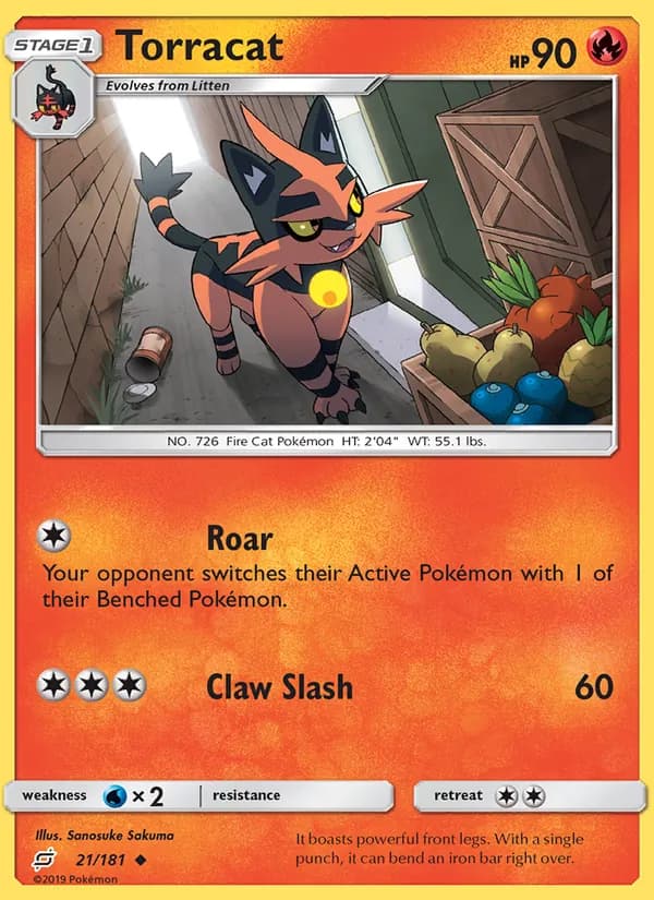 Torracat card in English