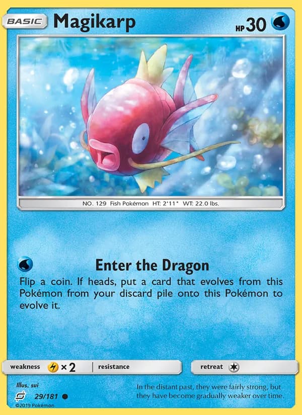 Magikarp card in English