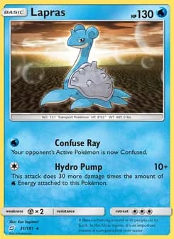 Lapras card in English