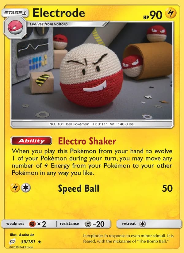 Electrode card in English