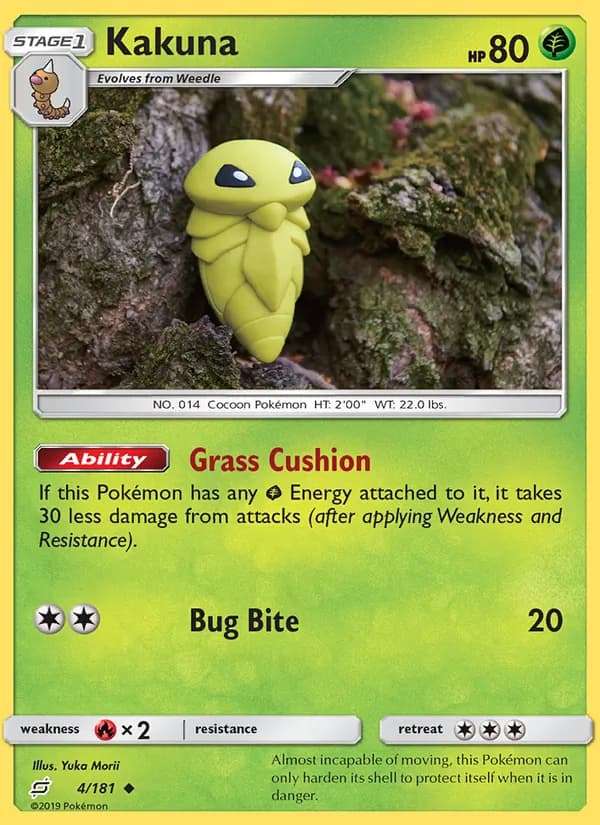 Kakuna card in English
