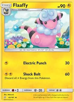Flaaffy card in English