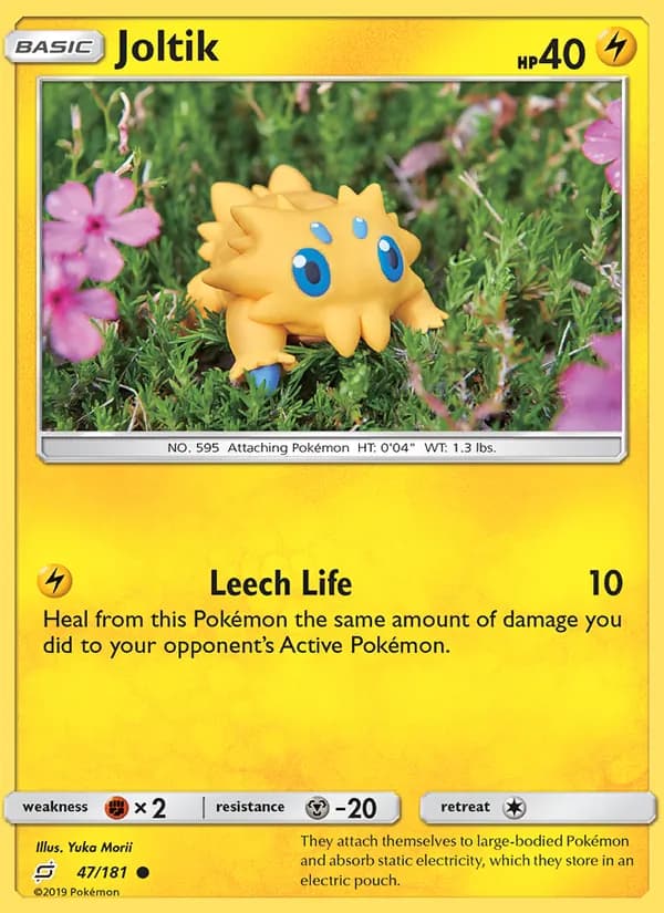 Joltik card in English