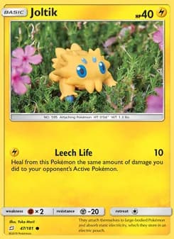 Joltik card in English