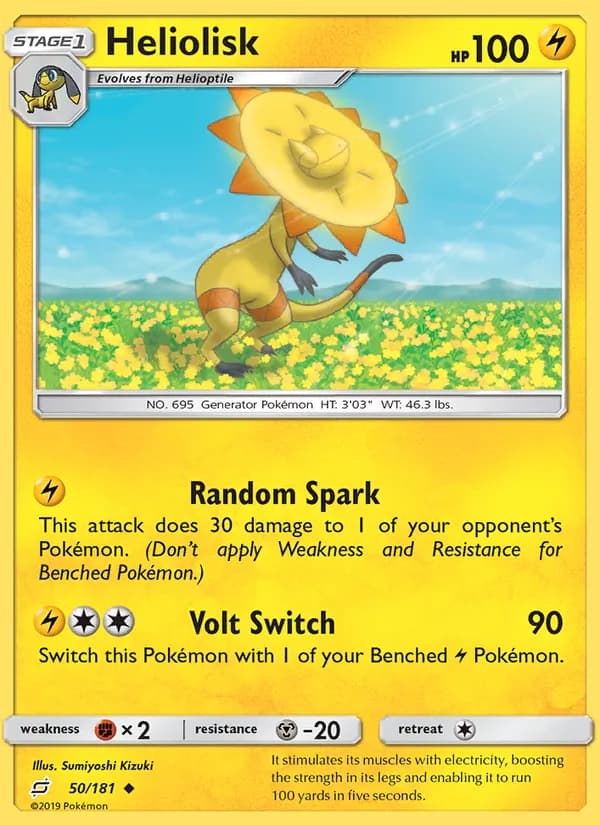 Heliolisk card in English