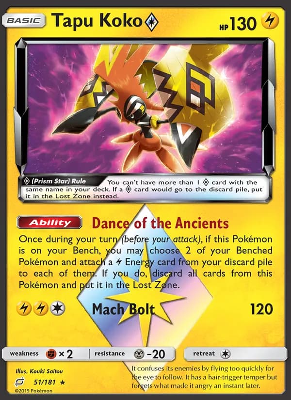 Tapu Koko ◇ card in English