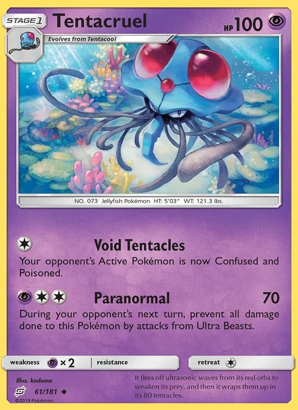 Tentacruel card in English