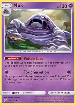 Muk card in English