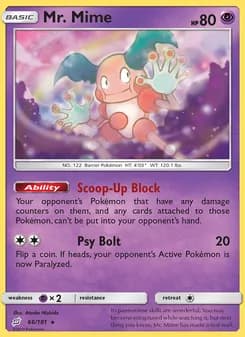 Mr. Mime card in English