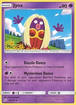 Jynx card in English