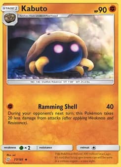 Kabuto card in English