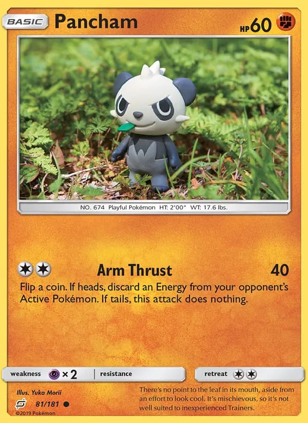 Pancham card in English