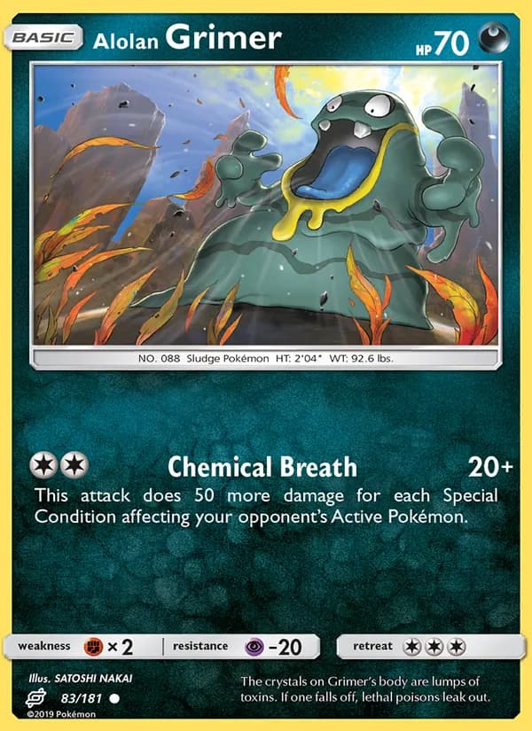 Alolan Grimer card in English
