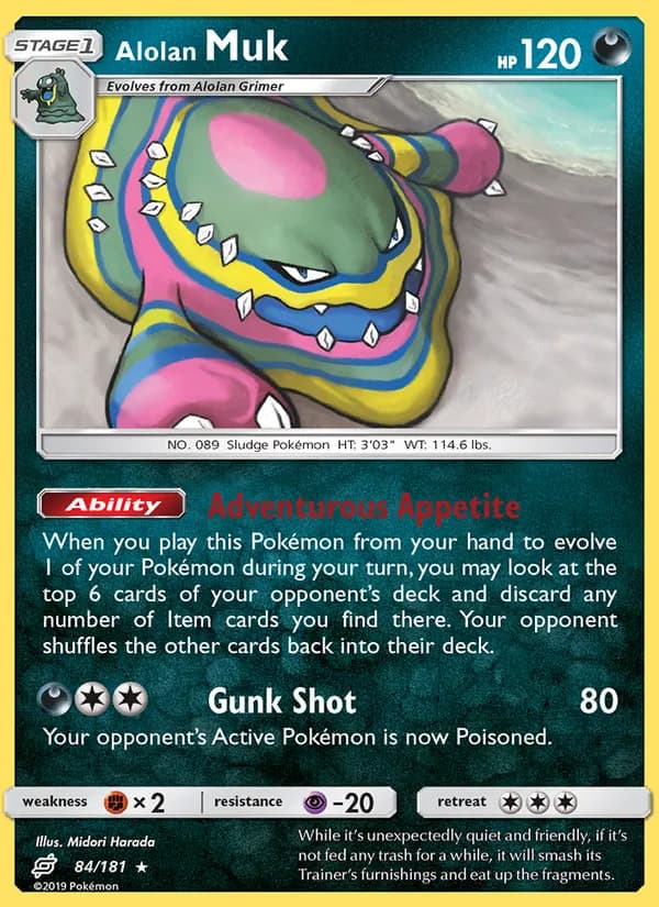 Alolan Muk card in English