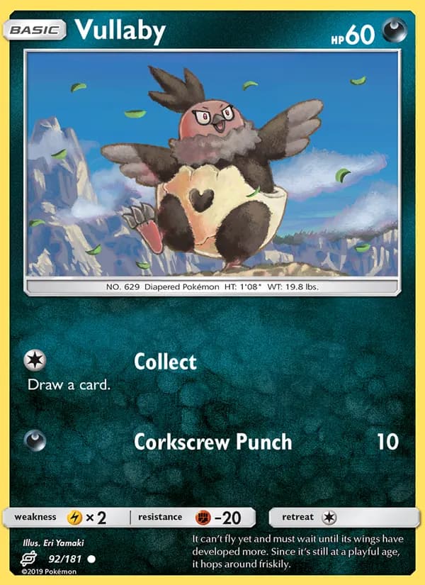 Vullaby card in English