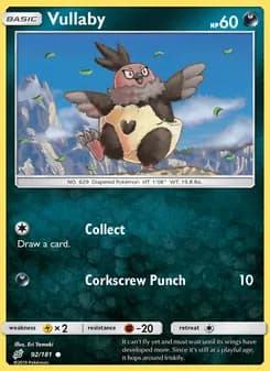 Vullaby card in English